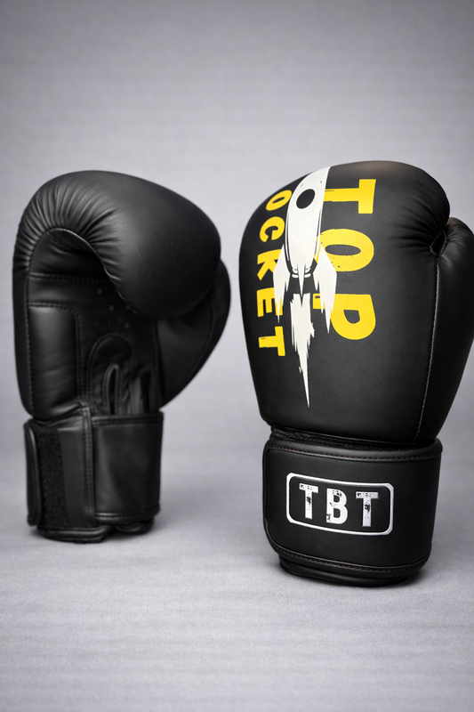 Boxing gloves TOPROCKET 14oz black
